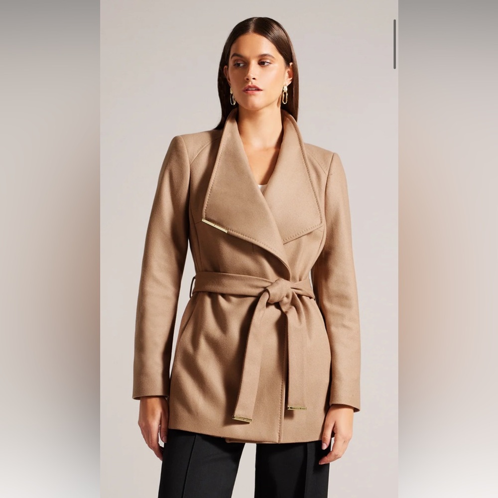 Ted Baker Coat in Caramel Size 0/2